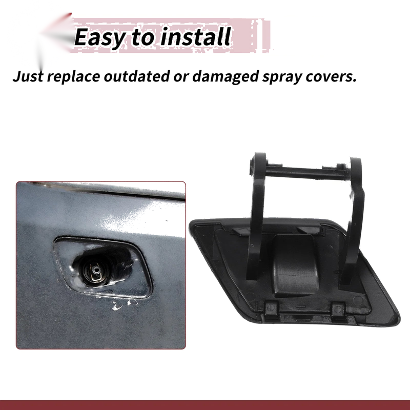 Mercedes-Benz W221 Front Left Bumper Headlight Washer Nozzle Cover (2006-2013)