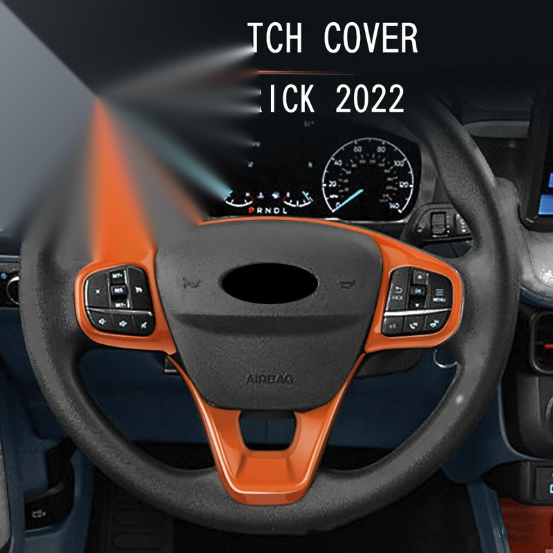 Ford Maverick 2 x Orange Inner Steering Wheel Frame Cover Trim (2022–2023)
