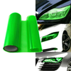 Headlights Tail Lights Fade and Crack Resistant Green Tint Film Wrap
