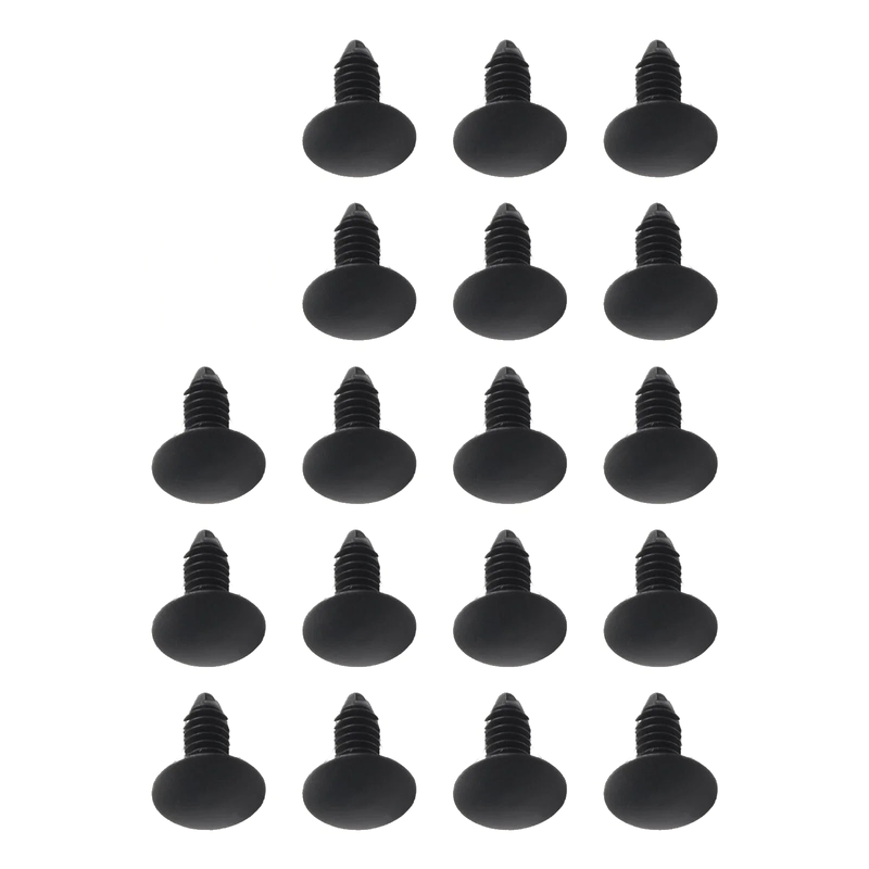 Cars Rivet Screws 50Pcs Auto Plastic Black Fender Bumper Clips