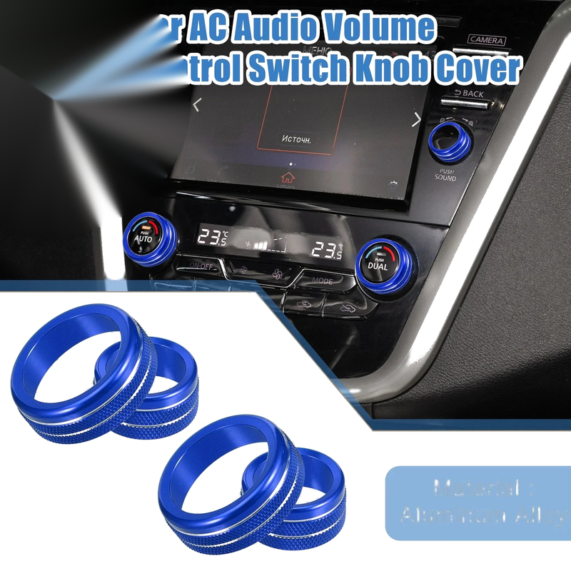 Nissan Murano 2015-2021 AC Audio Volume Knob Covers (Set of 4)
