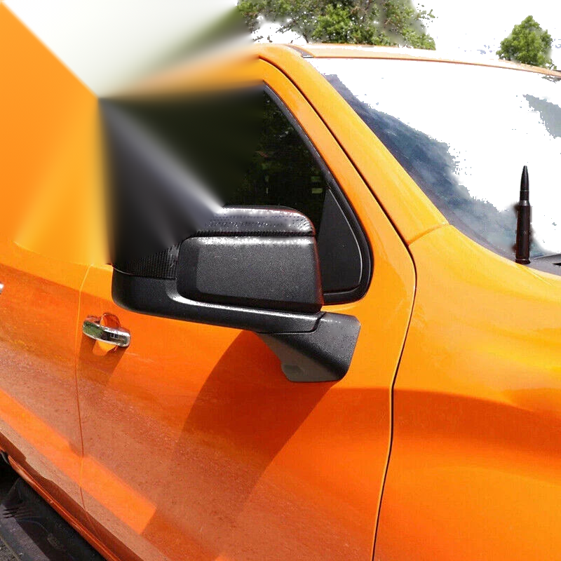 Chevy Silverado 1500 2 x Carbon Fiber Mirror Cap Covers (2019-2022)