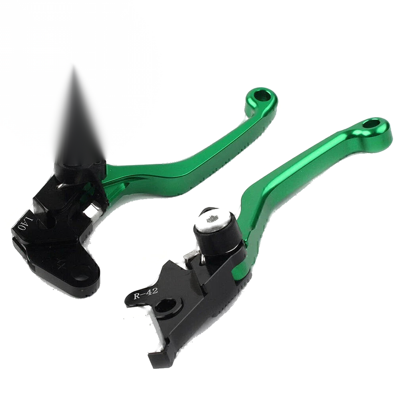 Suzuki DRZ400S / SM / E Green Pivot Clutch Brake Levers (2000-2022)