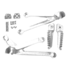 Kawasaki Ninja ZX10R Passenger Rear Footpegs Footrest Brackets (2004-2005)