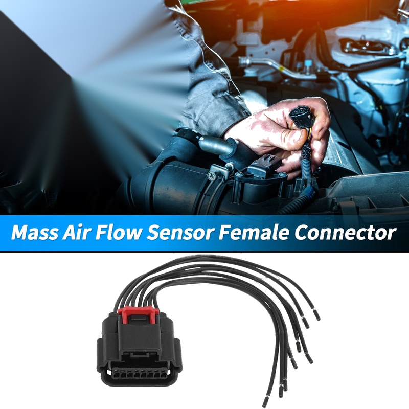 CADILLAC Mass Air Flow Sensor Female Connector Plug Pigtail Harness