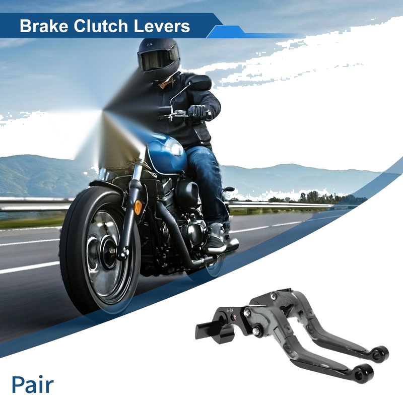 Kawasaki ZX14R Adjustable Short Long Titanium Black Brake Clutch Lever