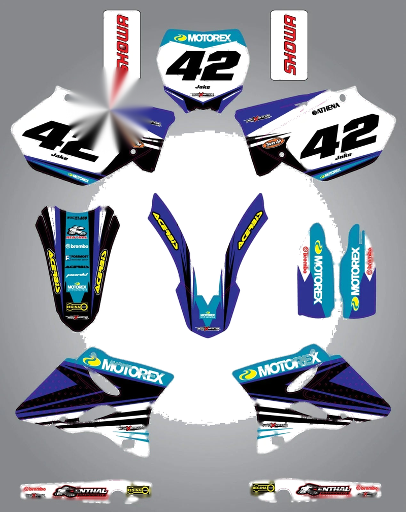Yamaha YZ 125 / 250 Custom Graphics Full Kit (2015 - Present)