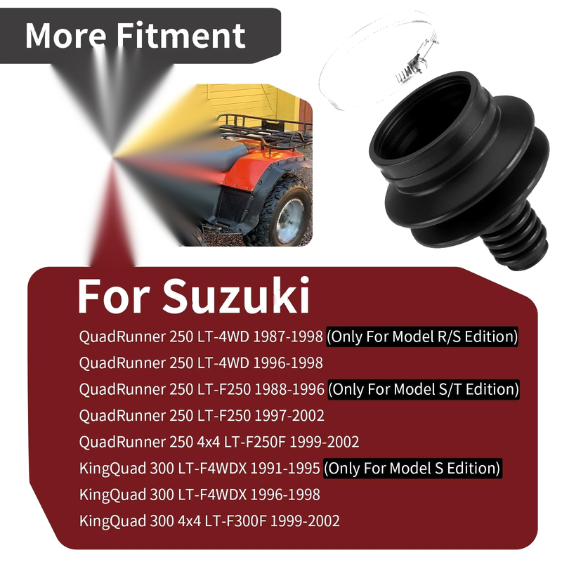 Suzuki King Quad 300 LTF300 / LTF4WDX Drive Shaft Universal Boot