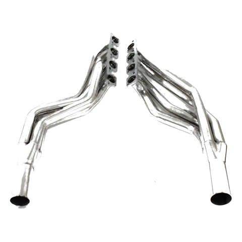 Ford 302 351C Cleveland Aluminium Cylinder Heads & Steel Exhaust Headers