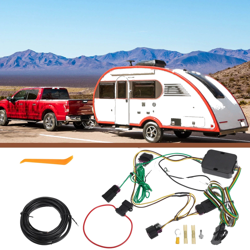 Ford Transit-150 4-Pin Trailer Wiring Harness Kit (2015-2022)
