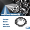 Vehicles 4pcs Deep Groove Ball Bearing 17x35x10mm Sealed Chrome Bearing