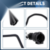 BMW X3 / X4 (2018-2019) Rubber Black Radiator Hose