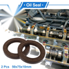 Make Model Oil Seal 50x75x10mm 2x Seal Ring Rotary Shaft Seal