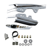 Harley Electra Glide King Mid-Frame Air Deflectors Chrome (2001-2008)