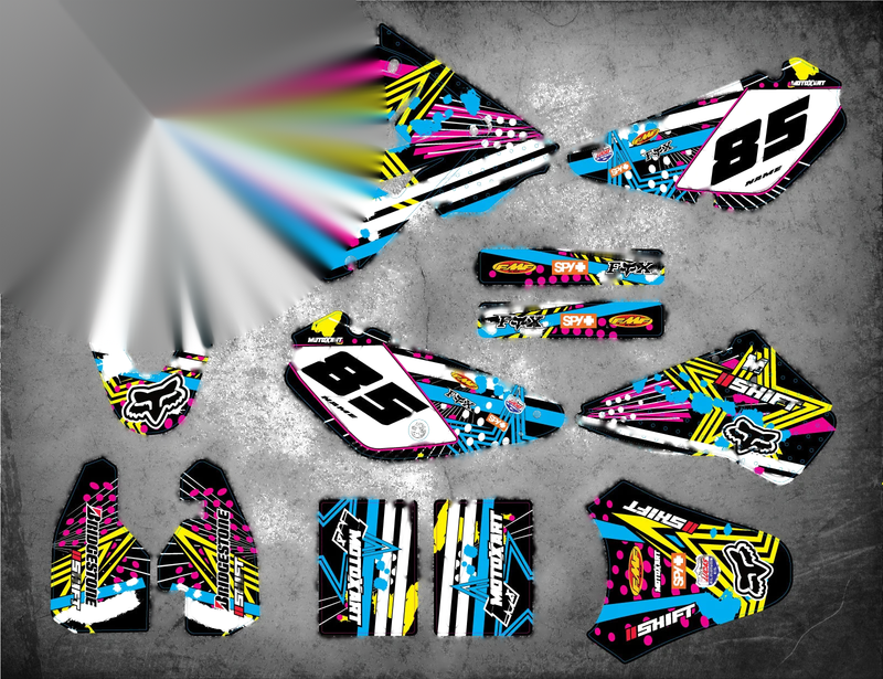 Suzuki RM 85 Custom Graphics Full Kit (2001-2008)
