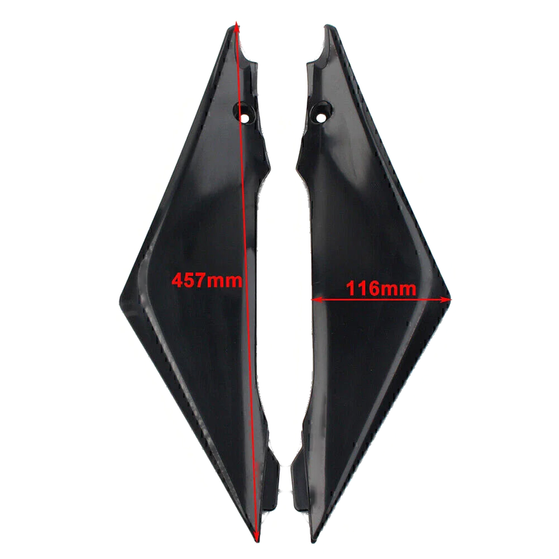 Suzuki GSXR 1000 (2005-2006) Black ABS Gas Tank Side Cover Panels