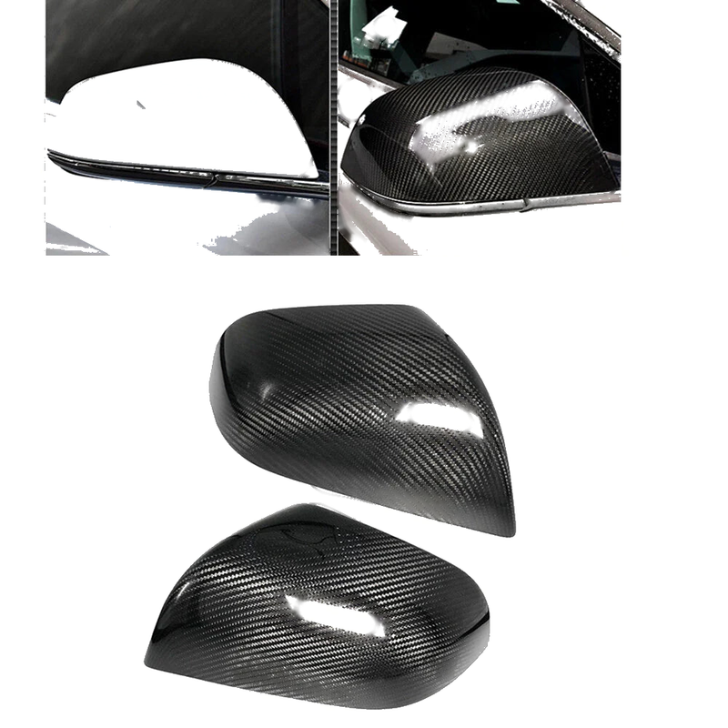 Tesla Model 3 Carbon Fiber Mirror Covers (2017-2023)