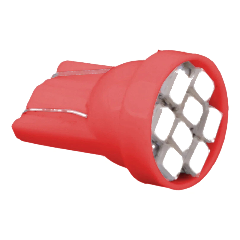 Ford Mustang 7 x T10 Red LED Dash Light Bulbs (1987-1993)