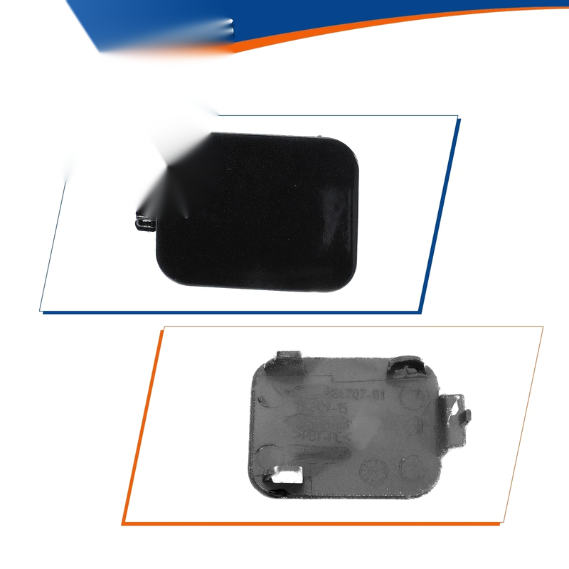 BMW 528i 535i 550i Black Tow Hook Cover