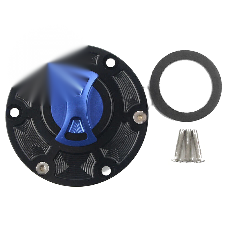 Aprilia RS125 RS250 RSV1000 Tiger 800 Blue Fuel Gas Tank Cap Cover