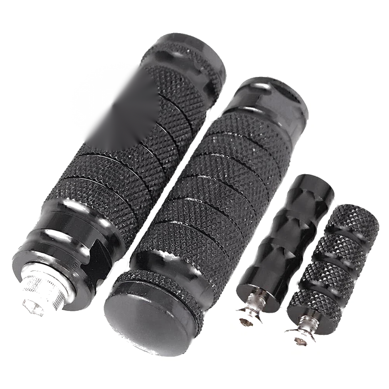 Universal Models CNC Aluminum Black Rearset Footrests Foot Pegs
