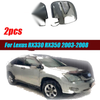 Lexus RX330 RX350 Pair / Rearview Mirror Cover Overlay Silver (2003–2008)