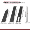 Ford Explorer (2011-2021) Carbon Fiber Black 7pcs Door Pillar Window Trim