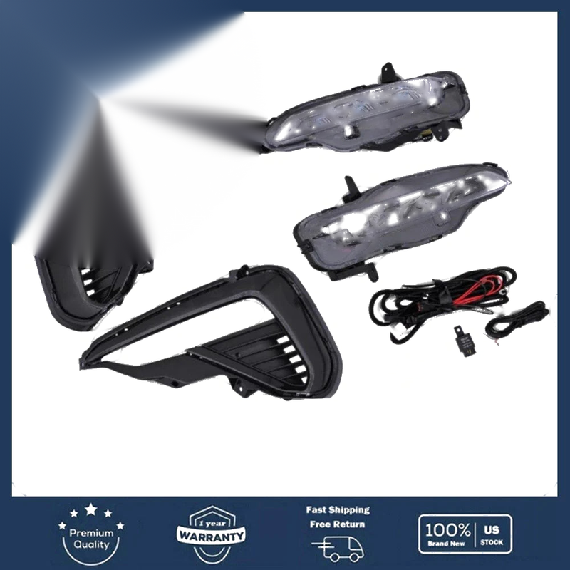 Kia Optima 2 x Front Fog Lights LED Lamp Signal Left & Right (2019–2020)