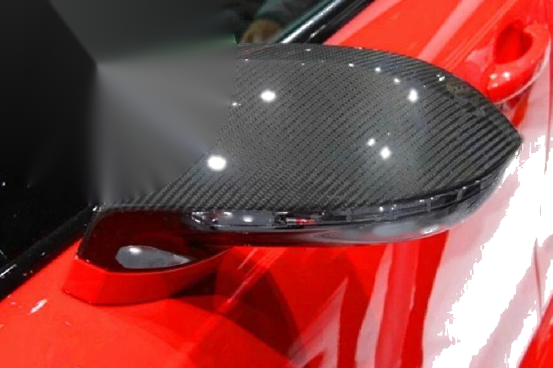 Audi A7 S7 RS7 2012-2018 w / Lane Assist Real Carbon Mirror Shell Replacement