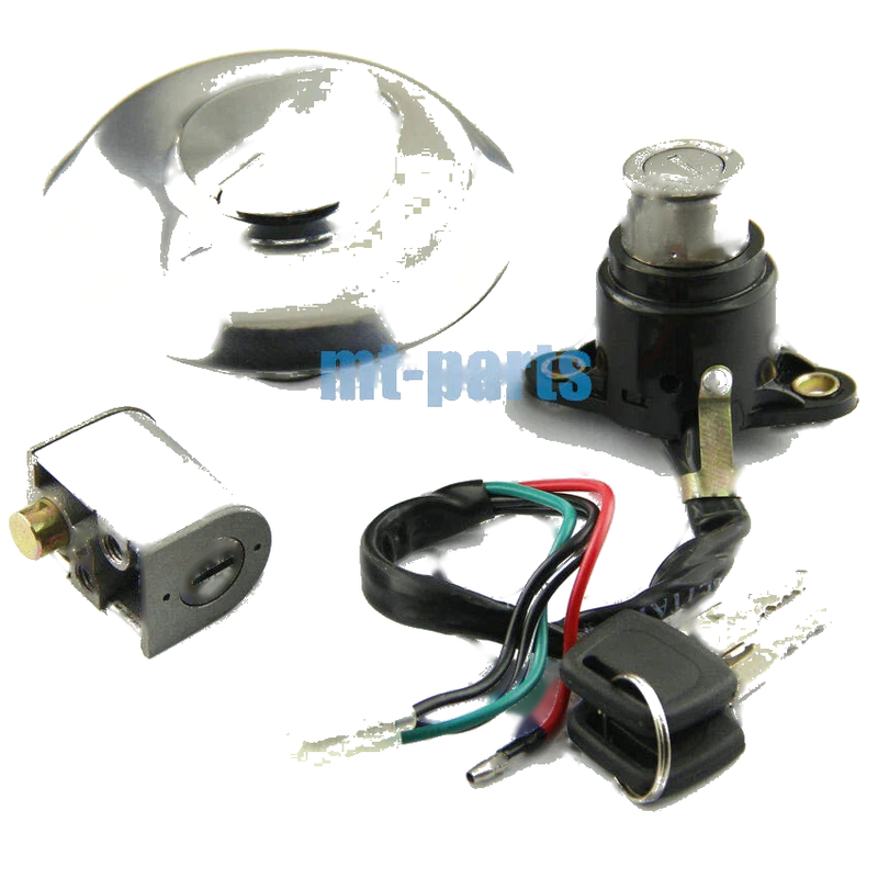 Honda CM125 Fuel Gas Cap & Ignition Key Switch (1987-1999)