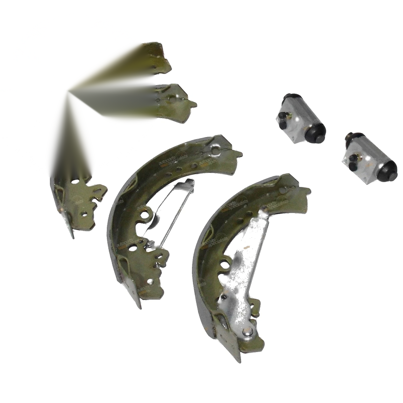 Toyota Hilux GGN25 KUN26 2 x Rear Brake Shoes & Wheel Cylinders (2005–2016)