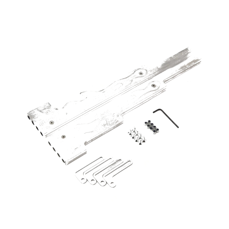 Universal Aluminum Flamed Linear Spark Plug Wire Separator Loom Set