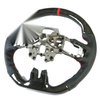 Ford Mustang Steering Wheel Red Stripe Carbon Leather (2015-2023)