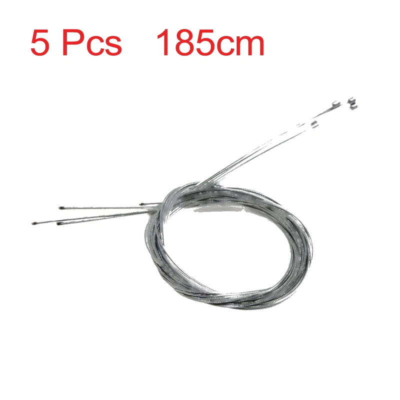 Motorcycle 5pcs 185cm Length Metal Universal Accelerator Line Cable Wire