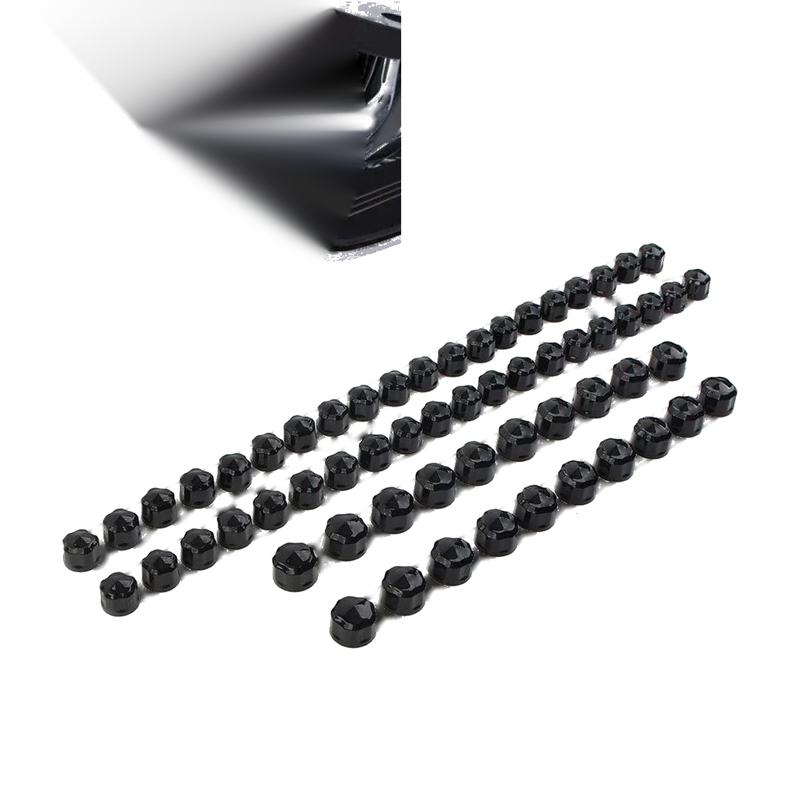 Harley Touring Road Street King Glide Softail Black Engine Bolt Caps Cover