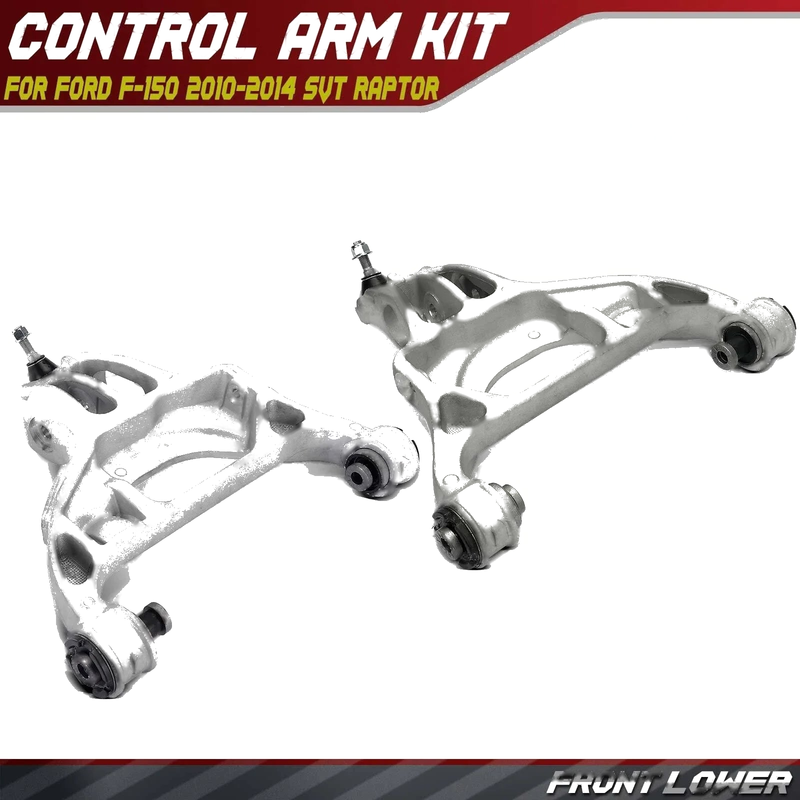 Ford F-150 2x Front Lower Control Arm and Ball Joint Assembly (2010–2014)