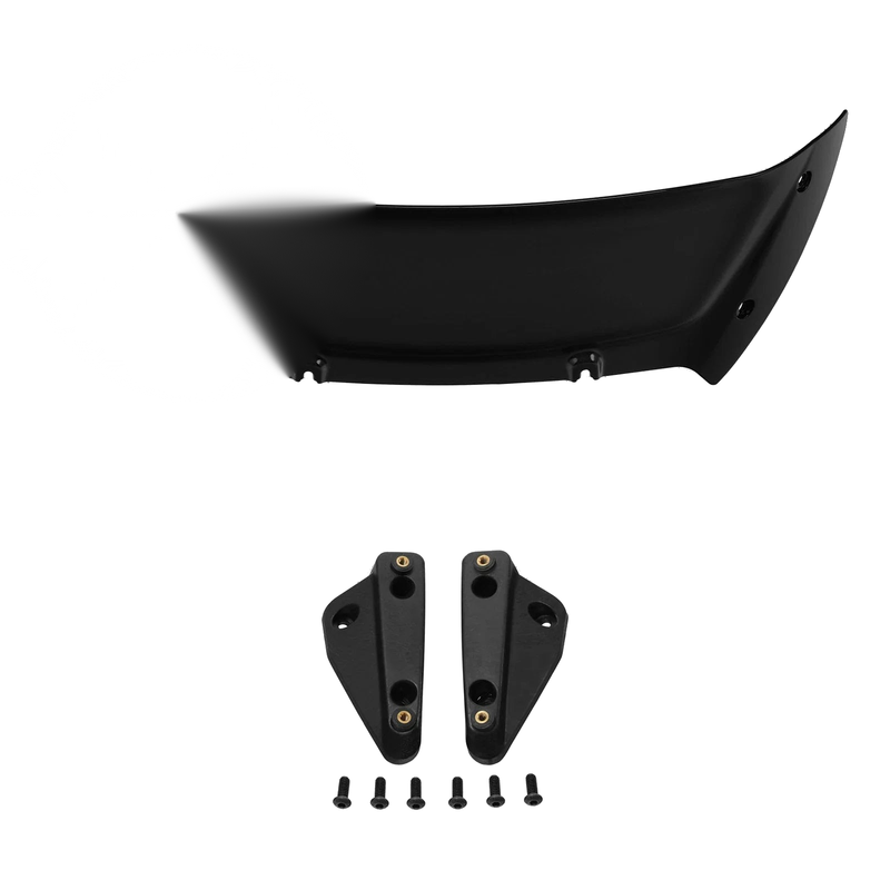 Harley CVO Road Glide 6" Black Windshield Bracket Mount (2023-2025)