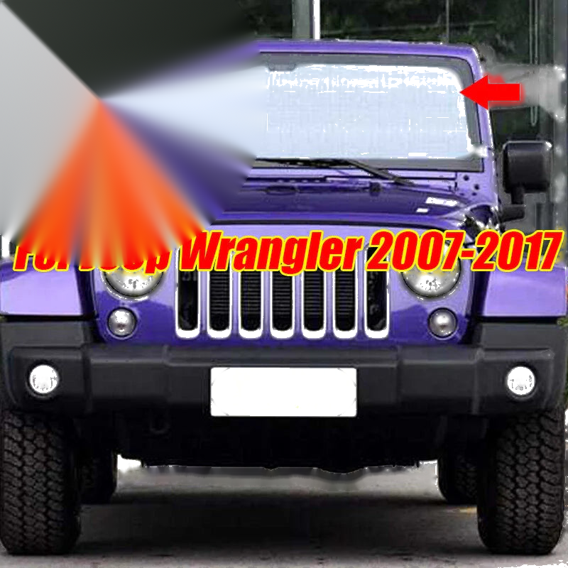 Jeep Wrangler / Wrangler JK Front Windshield Sunshade Cover (2007–2017)