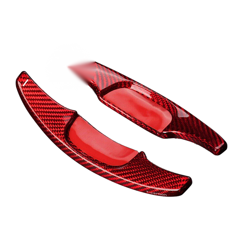 Mazda 3 Carbon Fiber Red Steering Wheel Shift Paddle (2020-2021)