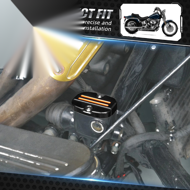 Harley Ultra Limited FLHTK Rear Brake Master Cylinder Reservoir Cap (2014-2024)