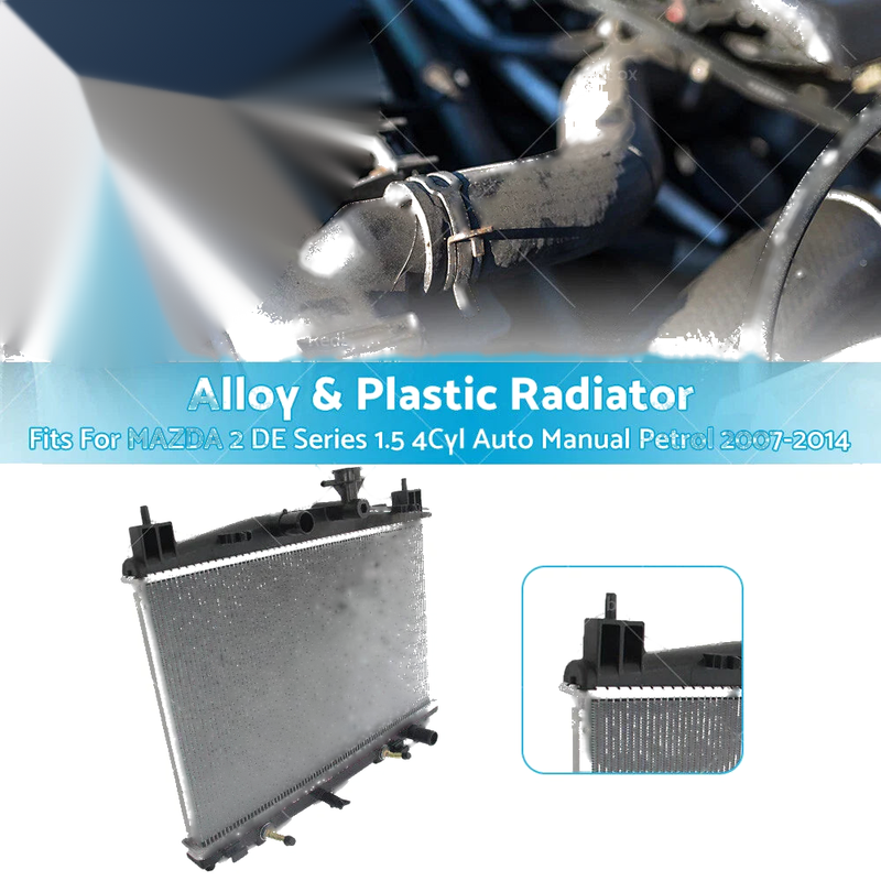 Mazda 2 DE Series 1.5 4Cyl Cooling Radiator (2007-2014)