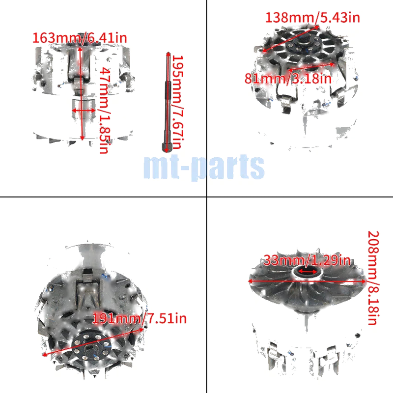 CAN-AM Maverick X3 MAX Turbo R XRS DPS XMR XRC Clutch (2017-2023)
