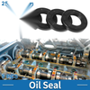 Make Model Oil Seal 25x45x7mm Black 5 Pcs