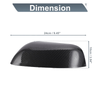 Ford Explorer Rearview Mirror Cover Cap Black Carbon Fiber (2016-2019)
