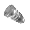 Bobcat Hydraulic Female Flat Faced Coupler 1/2" Body 3/4" SAE Thread