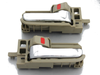 Toyota Corolla & 2005-2012 Hilux SR5 Tan / Cream Inner Door Handle Pair (2003-2008)
