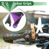Motorcycle Purple 7/8" 22mm Hand Grips Cover Kit