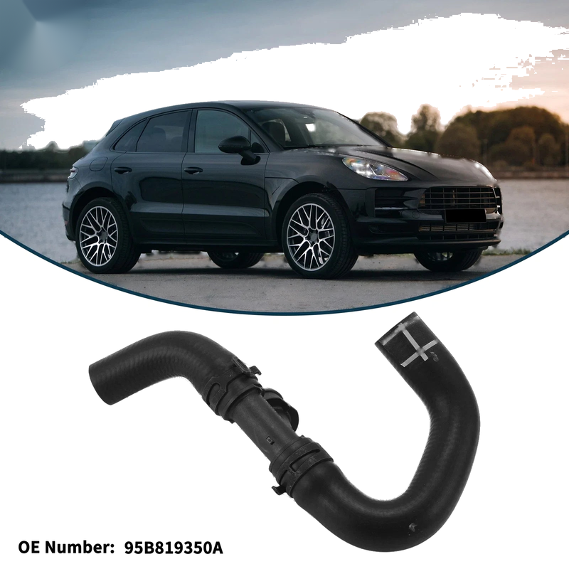 Porsche Macan Radiator Hose Rubber Coolant Pipe (2015 - 2015)