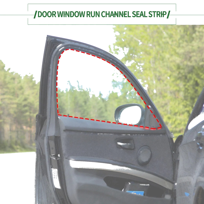 Honda Fit Front Right Door Window Seal Strip (2009-2014)