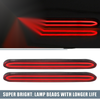 Honda Odyssey (2007-2013) - Red 2 x Lights Rear Bumper Reflector Light